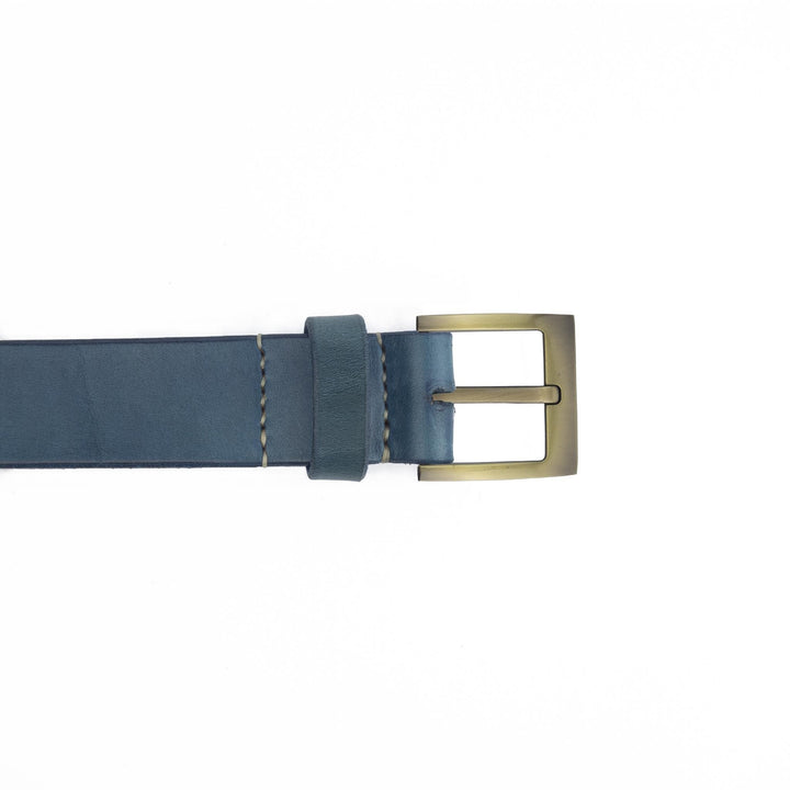 Cintura in cuoio artigianale da uomo Coryum Atinas#colore_blu