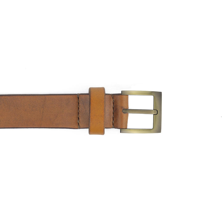Cintura in cuoio artigianale da uomo Coryum Atinas#colore_tan