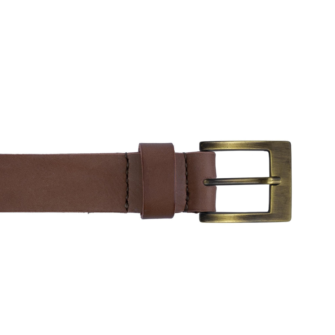 Cintura in cuoio artigianale da uomo Coryum Velthur#colore_marrone