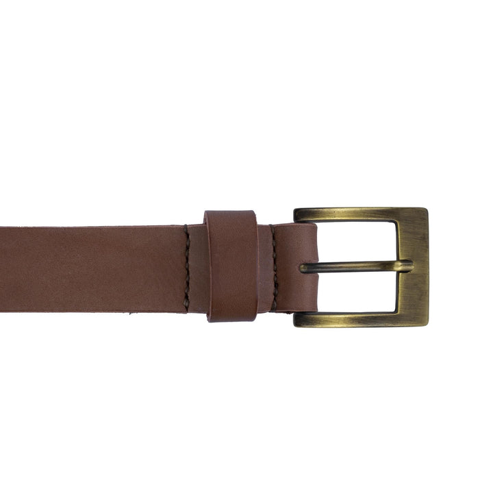 Cintura in cuoio artigianale da uomo Coryum Velthur#colore_marrone