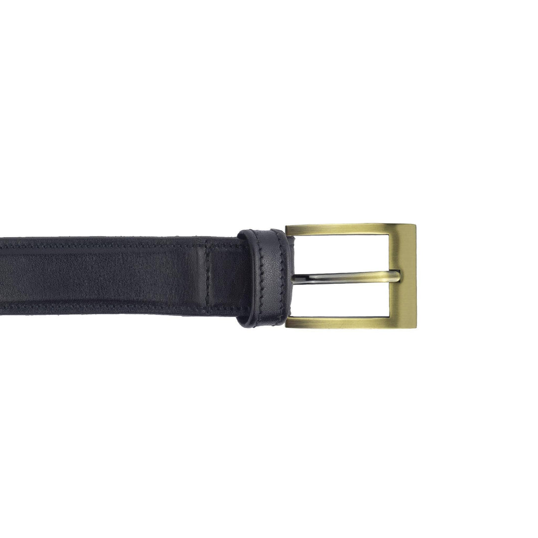 Cintura uomo in pelle artigianale Hermena#colore_nero