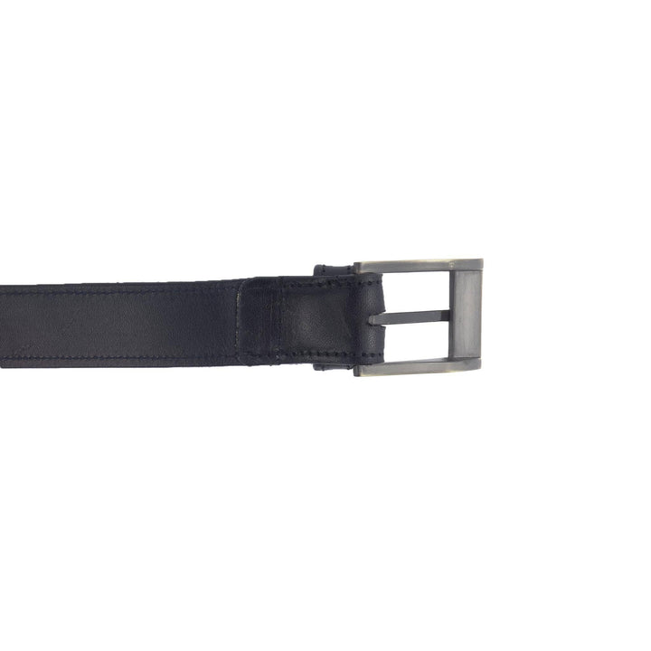 Cintura uomo in pelle artigianale Hermena#colore_nero
