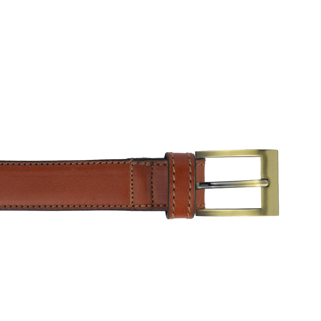 Cintura uomo in pelle artigianale Hermena#colore_marrone-chiaro