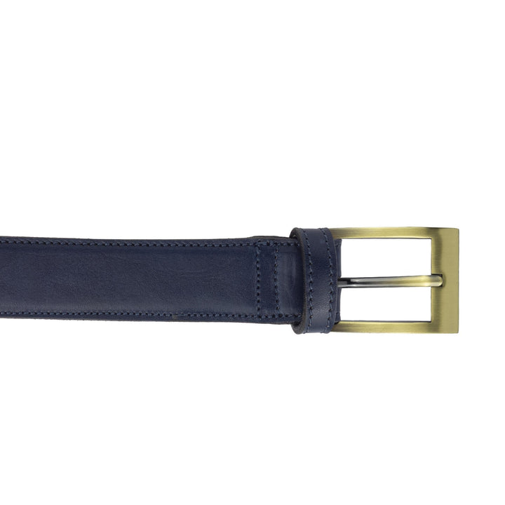 Cintura uomo in pelle artigianale Hermena#colore_blu