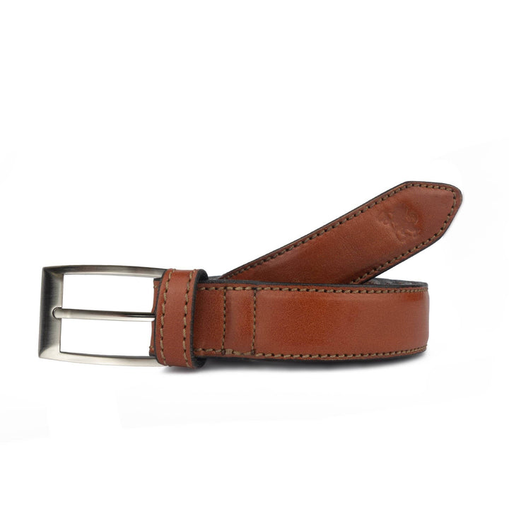 Cintura uomo in pelle artigianale Numa#colore_marrone-chiaro
