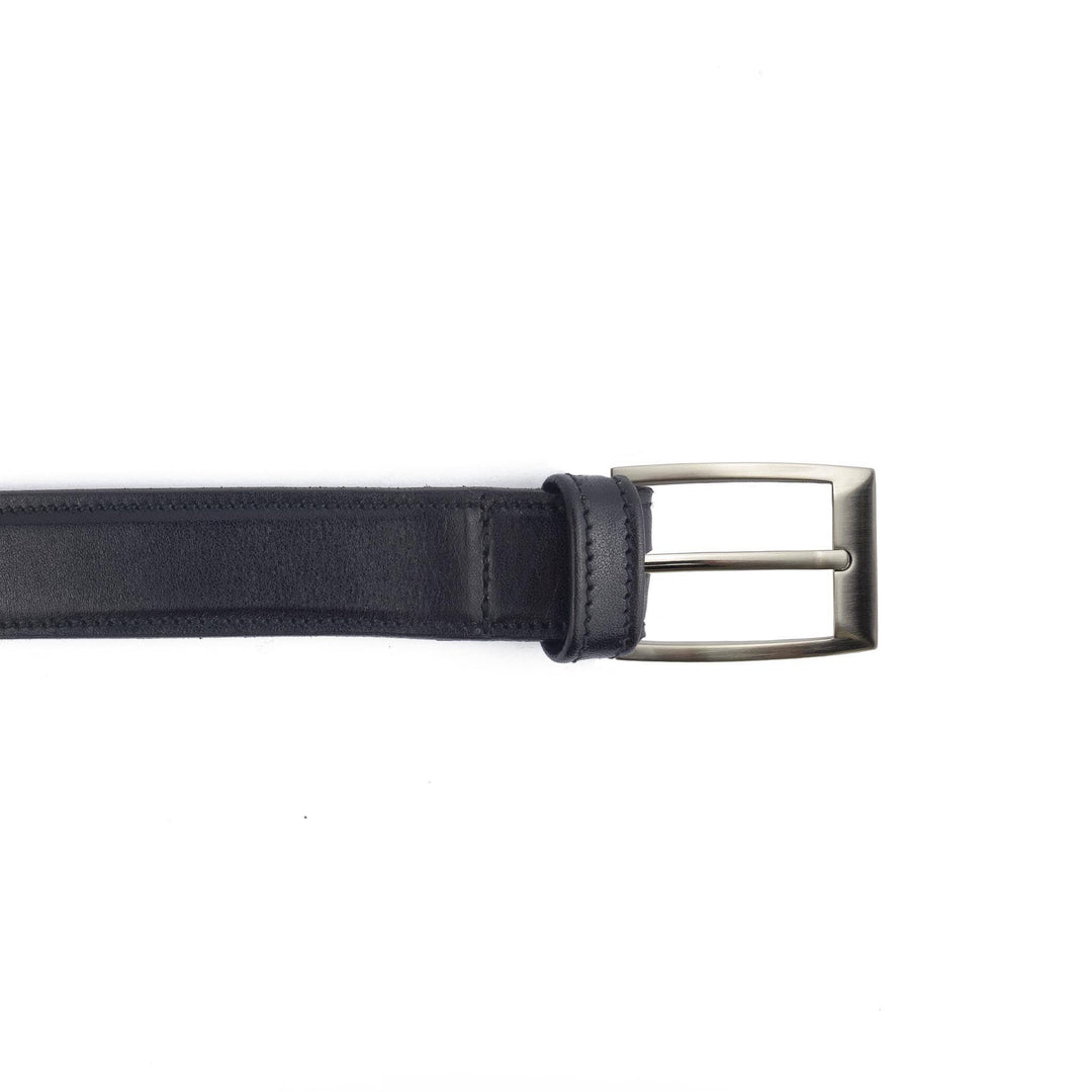 Cintura uomo in pelle artigianale Numa#colore_nero
