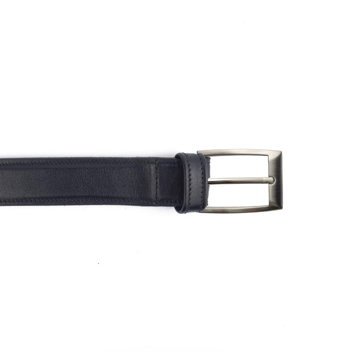 Cintura uomo in pelle artigianale Numa#colore_nero