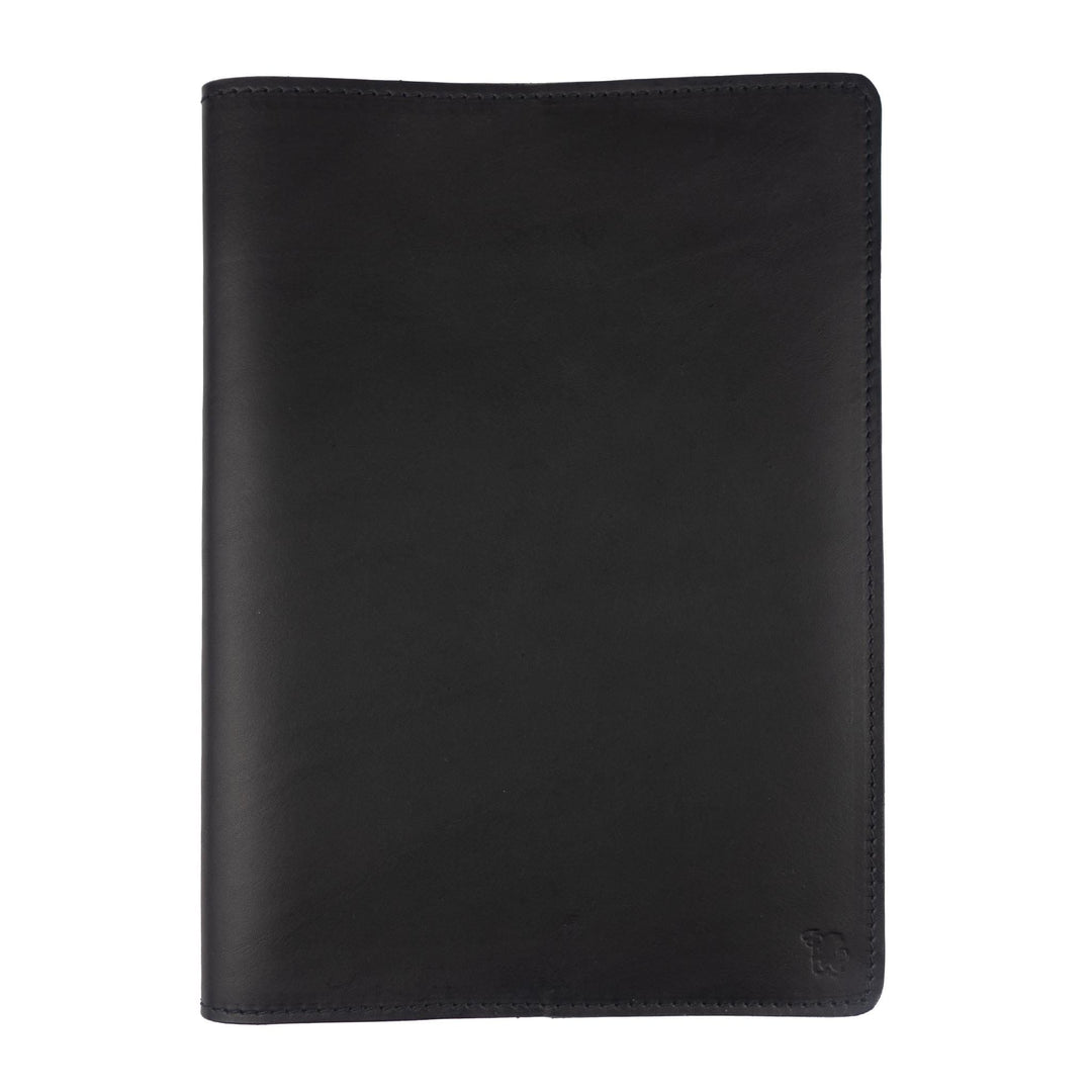 Porta agenda in pelle personalizzata formato A4  Tiberio#colore_nero