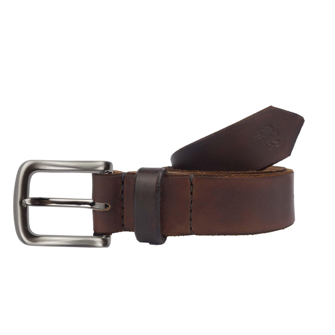 Marrone scuro / 105 Cintura in cuoio artigianale Aker#colore_marrone-scuro