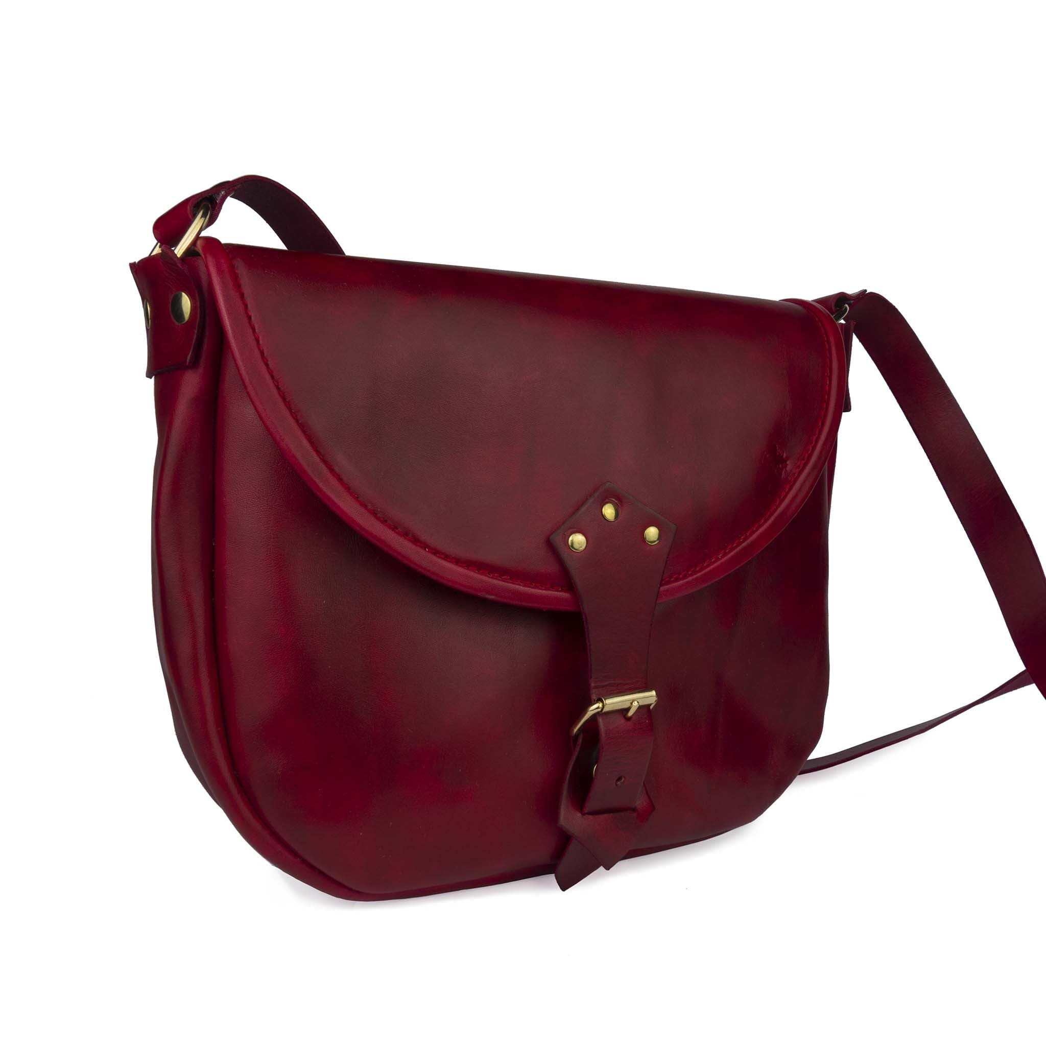 Borsa artigianale Minerva in vero cuoio Pelletteria Coryum
