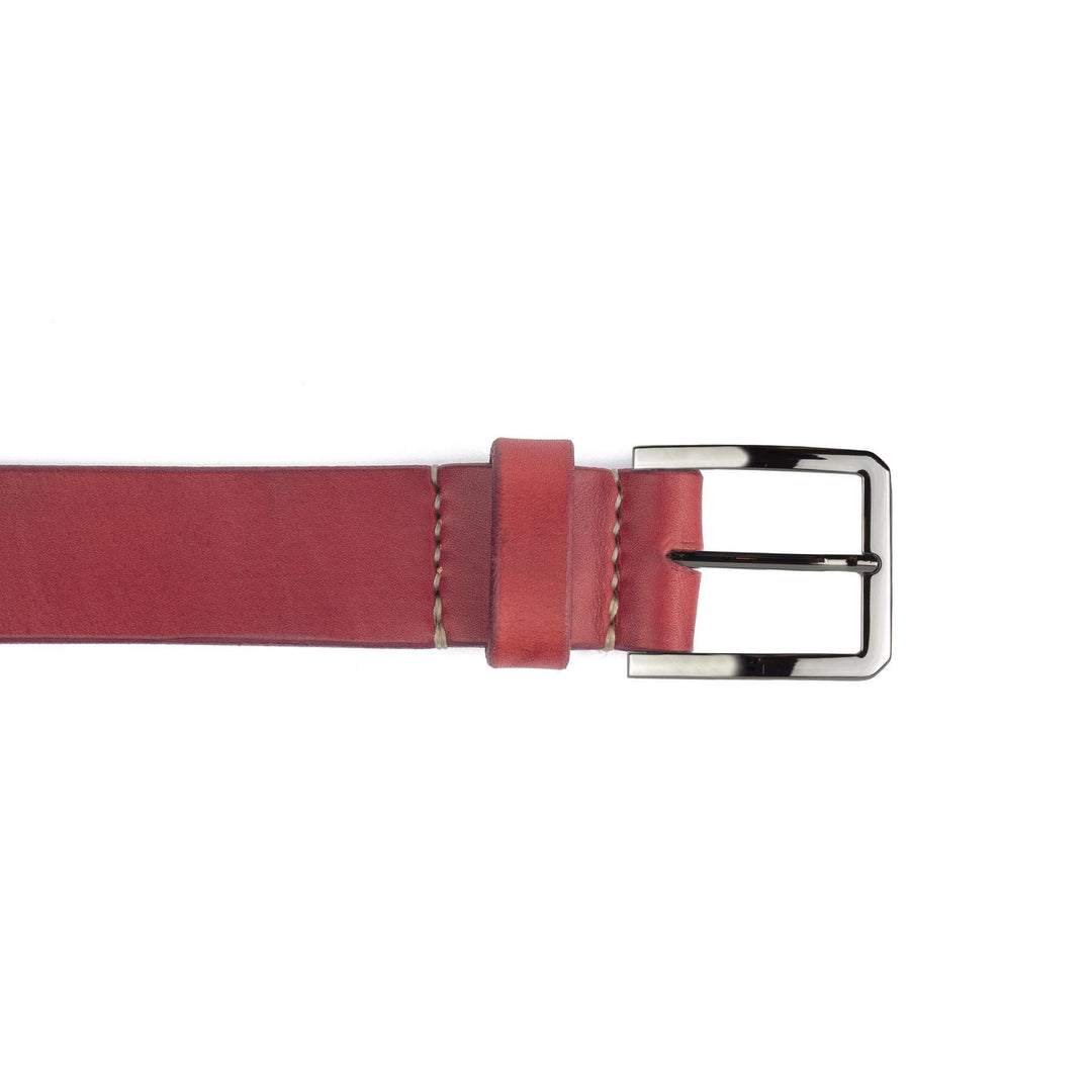 Cintura in cuoio artigianale da uomo Coryum Holais#colore_rosso