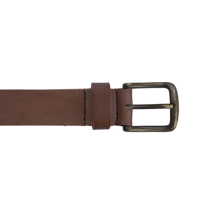 Cintura in cuoio artigianale da uomo Coryum Axile#colore_marrone