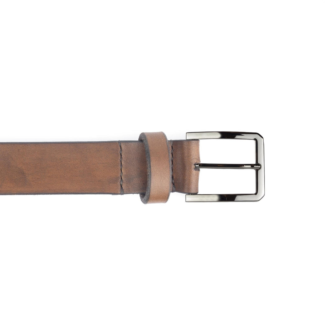 Cintura in cuoio artigianale da uomo Coryum Holais#colore_marrone-medio