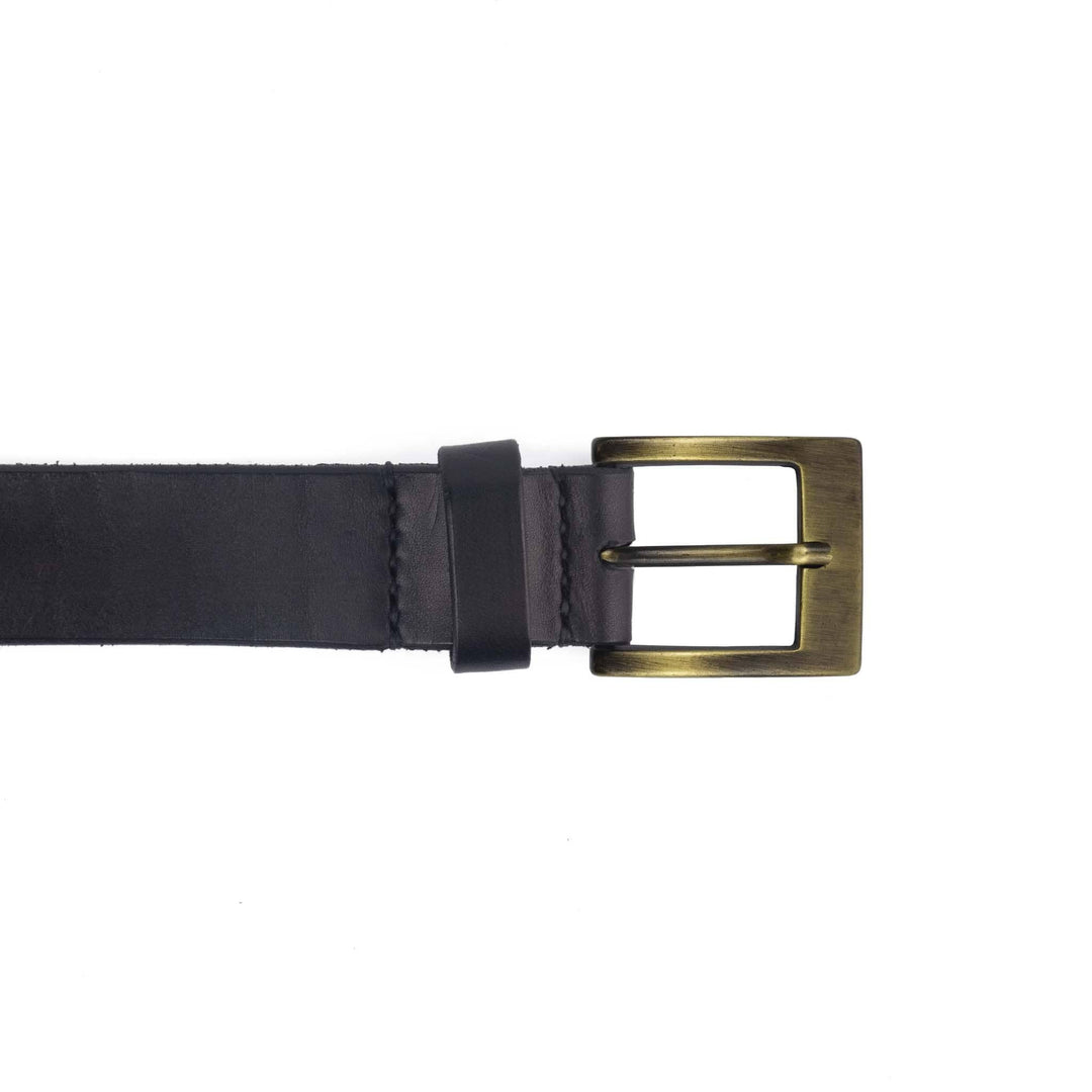 Cintura in cuoio artigianale da uomo Coryum Velthur#colore_nero