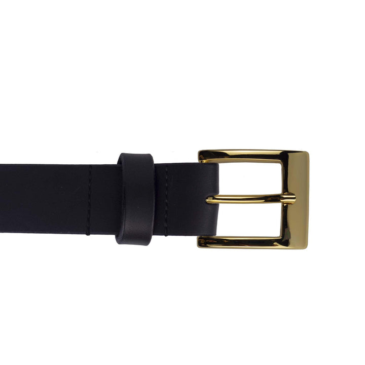 Cintura in cuoio artigianale da donna Coryum Iris#colore_nero